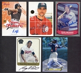 Lot of 14 Mixed Autographed Cards 1971-2000