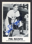 Phil Rizzuto Signed Card