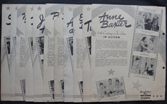 1945 Dixie Lid Movie Stars Premiums 11 Different