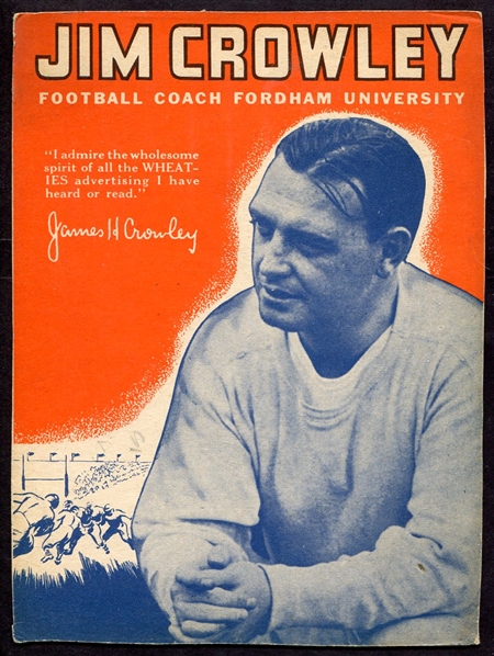 1936 Wheaties Coaches James Crowley