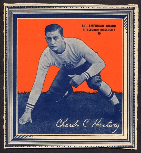 1935 Wheaties All-Americans Charles Hartwig