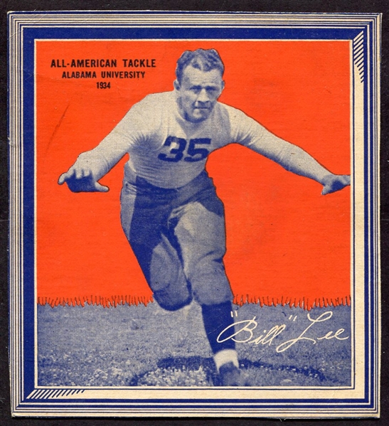 1935 Wheaties All-Americans Bill Lee