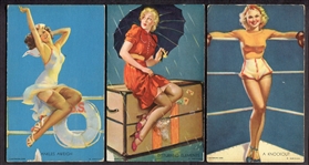 1940's Mutoscope Pin-Up Girl Cards Lot of 19