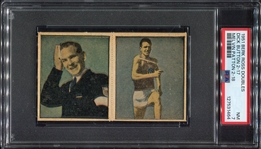 1951 Berk Ross Double Panel Button / Patton PSA 7