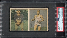 1951 Berk Ross Double Panel Galiffa / Cunningham PSA 8 OC