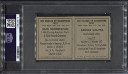 1951 Berk Ross Double Panel Galiffa / Cunningham PSA 8 OC