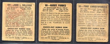 1948 Leaf Boxing Near Set 45 of 49