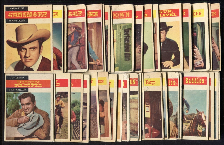 1958 Topps TV Westerns Complete Set