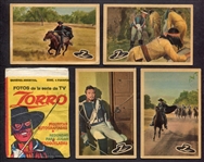 1958 Parkhurst Zorro Cards and Argentina Wrapper