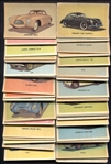 1956 Parkhurst Sports Cars Complete Set of 42