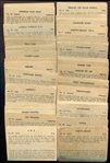 1956 Parkhurst Sports Cars Complete Set of 42