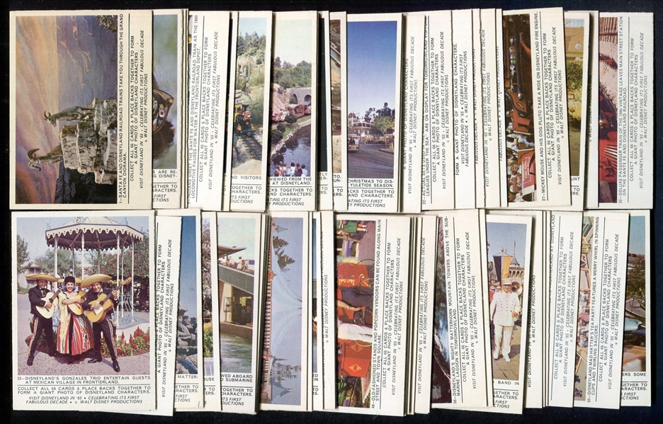 1965 Donruss Disneyland Complete Set Nrmt/Mt