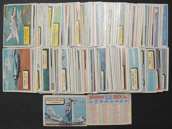1957 Topps Planes Complete Set w/Checklist