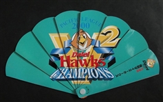 2000 Japanese Pacific League Daiei Hawks Hand Held Fan