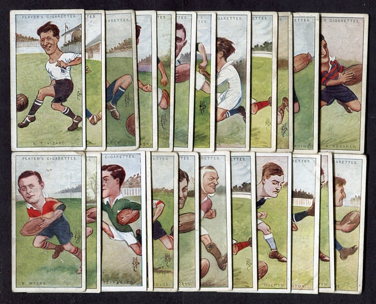 1926 Player & Sons Football & Rugby Lot of 24