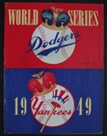 1949 World Series Program Ebbets Field Game 3