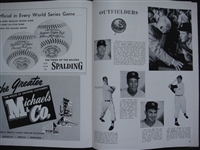1956 World Series Program Game 3 w/Ticket Stub!
