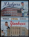 1956 World Series Program Ebbets Field Dodgers vs. Yankees