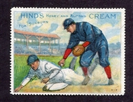 1915 Hinds Honey and Almond Cream Baseball Stamp