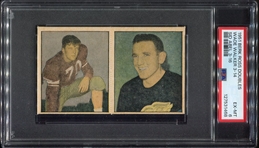 1952 Berk Ross Double Panel Walker 3-14 & Abel 3-16 PSA 6