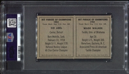 1952 Berk Ross Double Panel Walker 3-14 & Abel 3-16 PSA 6