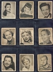 1948 Bowman Movie Stars Complete Set of 36