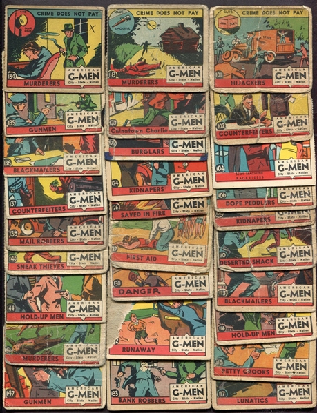 R13-1 & R13-2 American G-Men Partial Sets