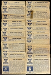 1954 Bowman U. S. Navy Victories Complete Set of 48