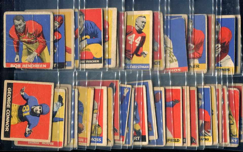1949 Leaf Football Near Set 44 of 49