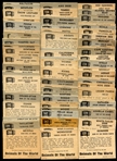 1951 Topps Animals of the World Complete Set of 100