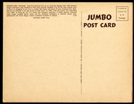 1945 Wrigley Field Jumbo Postcard