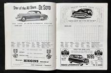 1951 All-Star Game Program