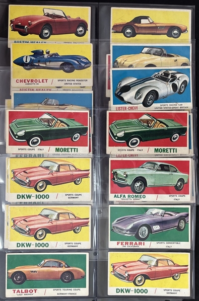 1961 Topps Sports Cars 63 of 66 Plus Dupes