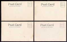 1906 RPPC Lot of 4 Butler vs. Boonton Butler New Jersey