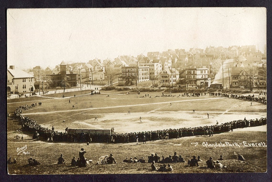 Early 1900s RPPC Glendale Park Everett Massachusetts