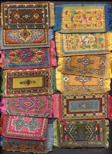 1910 B56 Small Felt Rugs Lot of 13