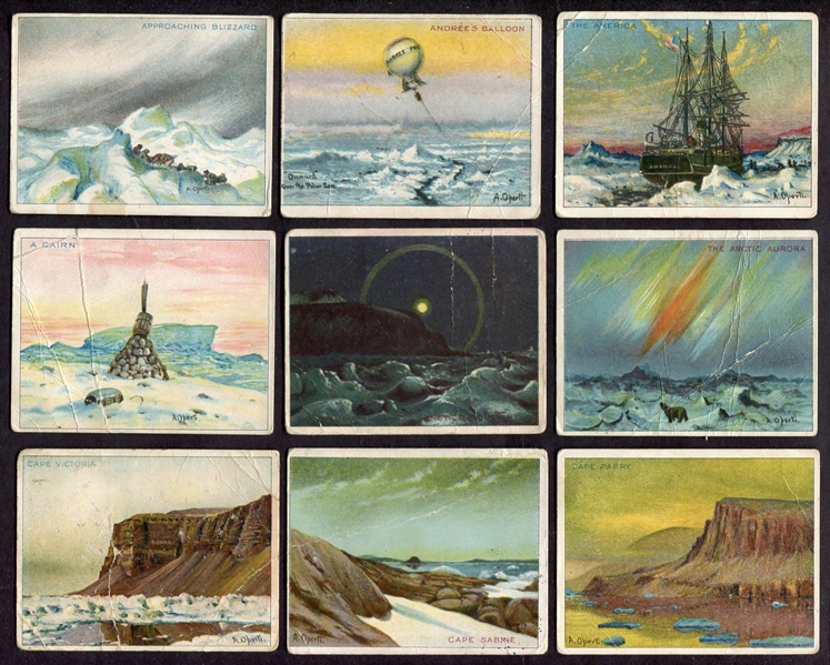 1910 Hassan T30 Arctic Scenes Complete Set of 25