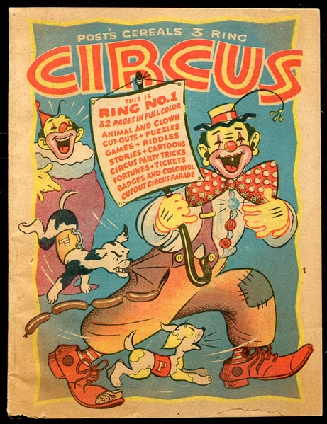 1946 Post Cereal 3 Ring Circus #1