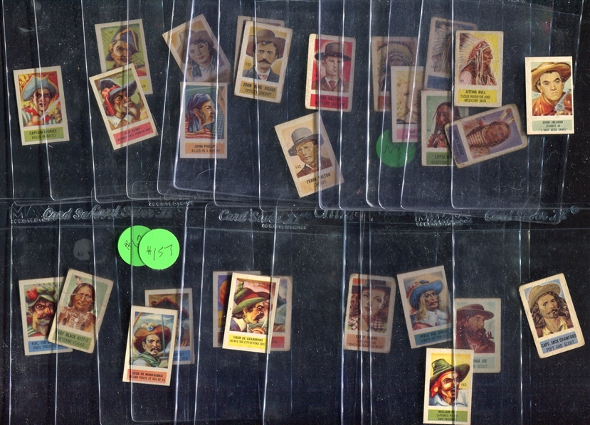 1949 Topps X-Ray Round Up Lot of 47 Different