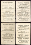 1885 H603 J.D. Larkin Sweet Home Presidents 14 Different