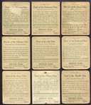 1933 Goudey Indians Series of 24 Lot of 13 Different