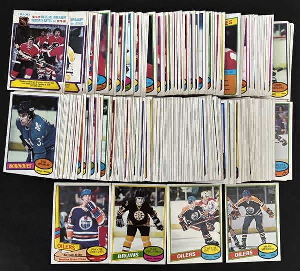 1980-81 O-Pee-Chee Hockey Complete Set Nrmt/Mt