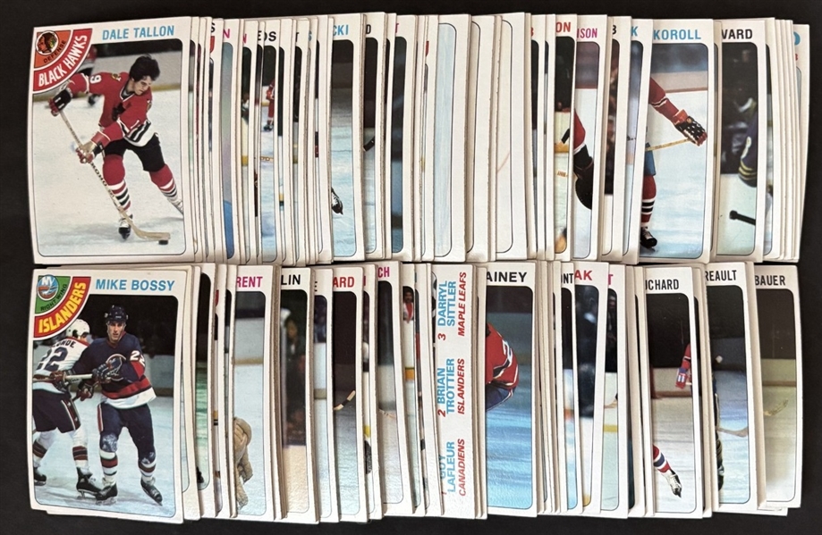 1978-79 Topps Hockey Complete Set of 264 Nrmt/Mt